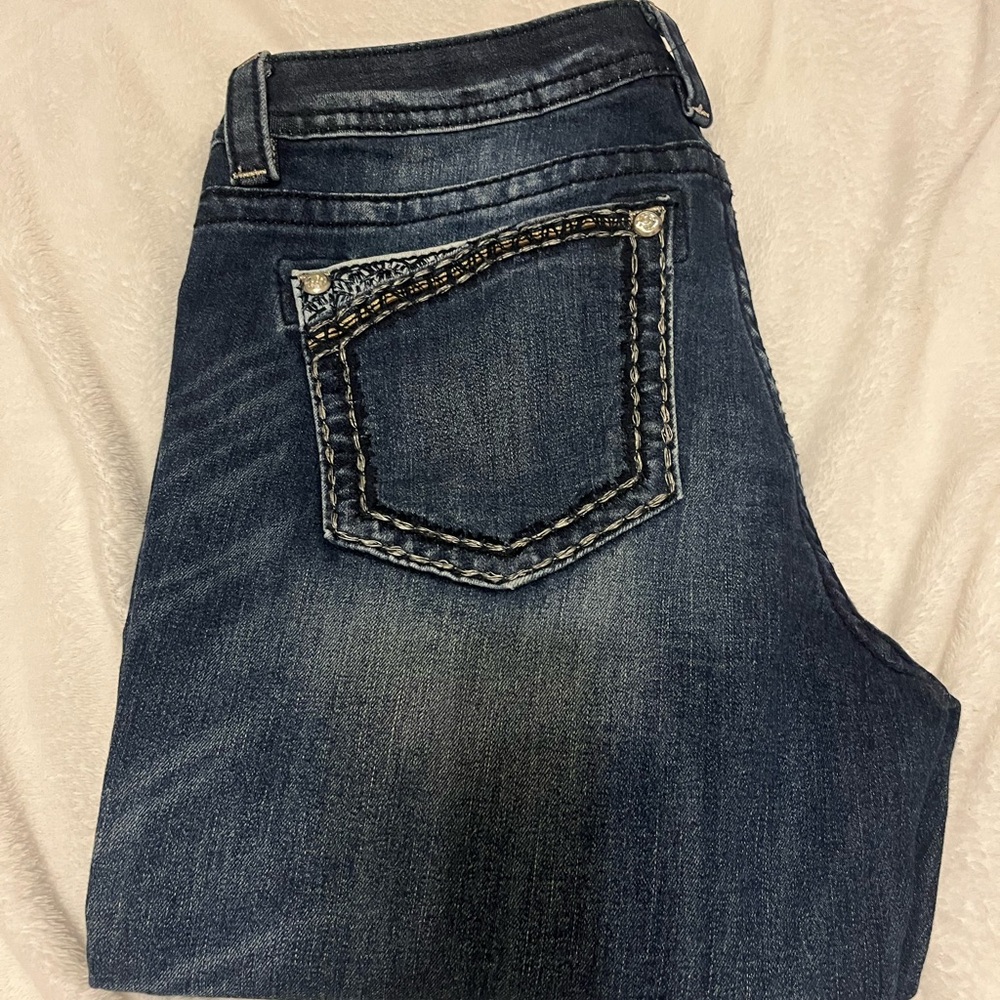 Miss Me Dark Blue Boot Cut Jeans